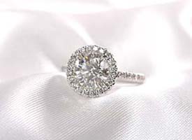 Halo Diamond Ring